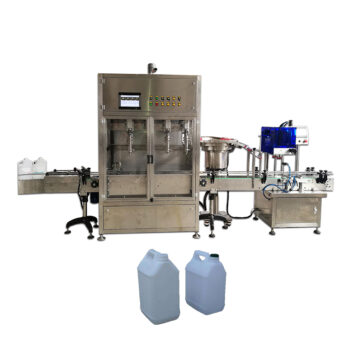 Automatic 4L Square Jerry Can Weight Filling Line