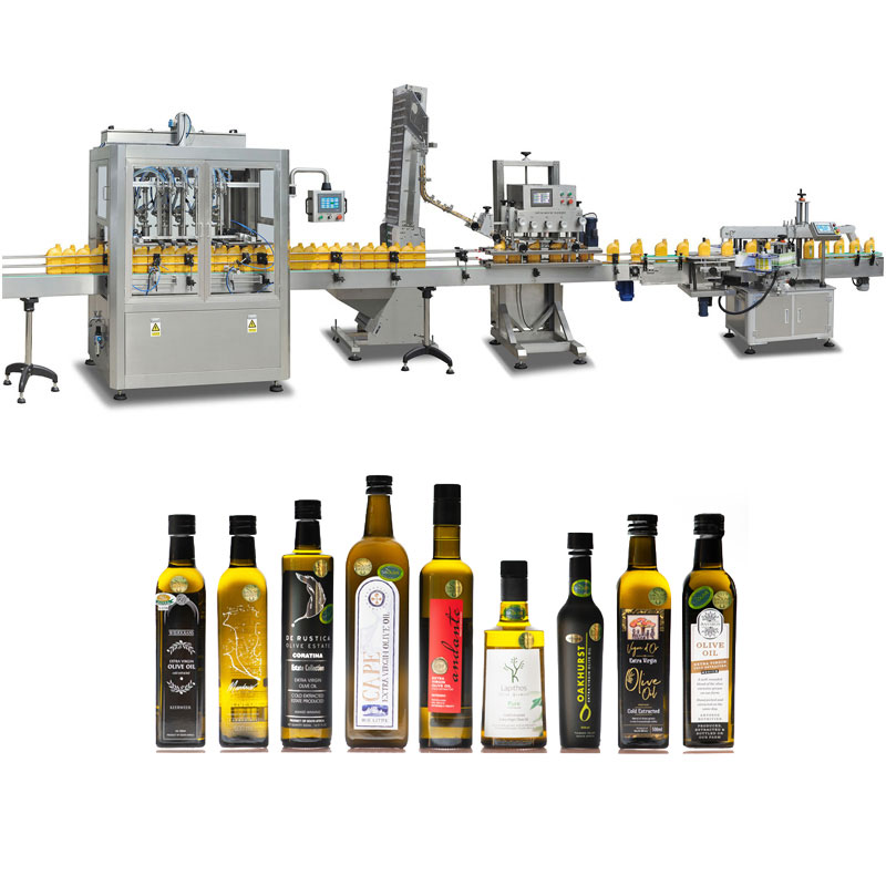 Máquina llenadora de aceite de oliva