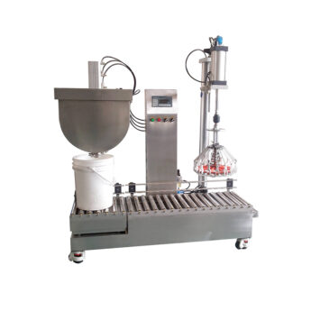 Semi Automatic Paint Coating Filling Machine With Hopper